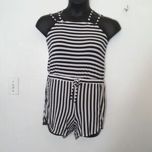 Copper Key striped romper